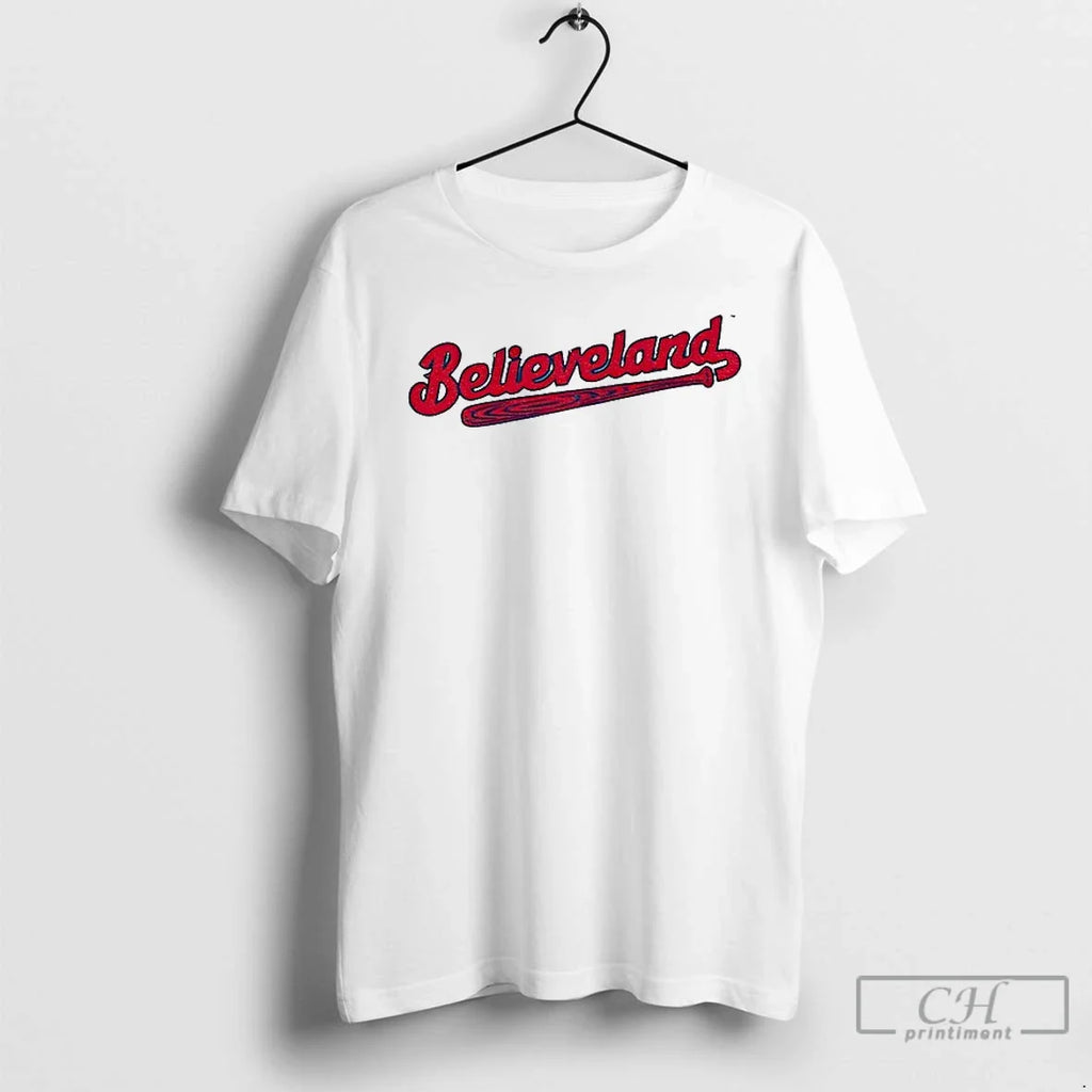 Premium Believeland Cleveland Guardians Mlb Baseball - Adult & Kids T-Shirts, Sweatshirts & Hoodies apparel design preview 1