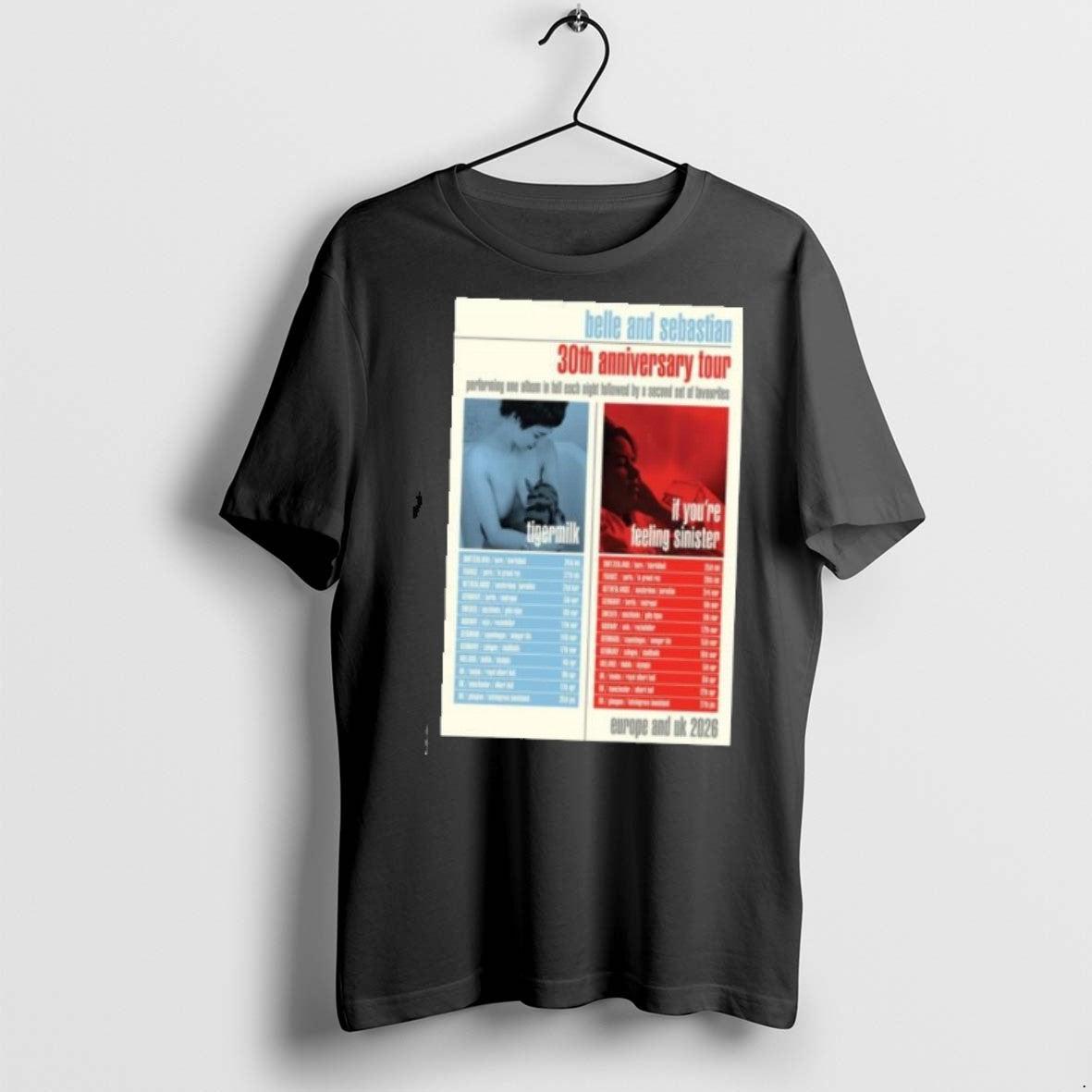 Premium Belle And Sebastian 30th Anniversary Tour - Adult & Kids T-Shirts, Sweatshirts & Hoodies apparel design preview 1