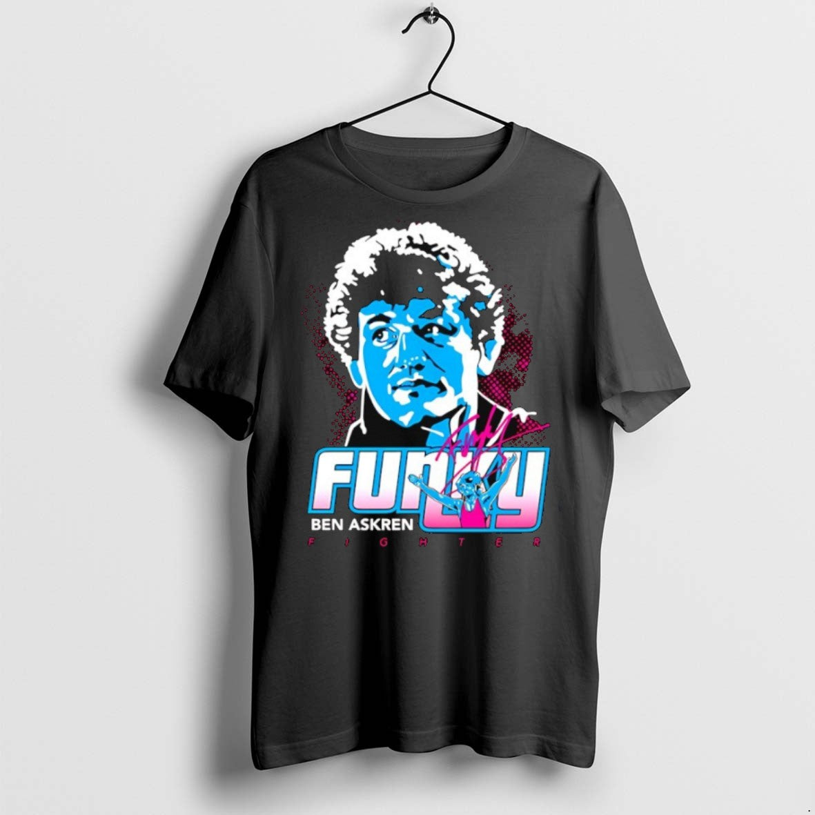 Premium Ben Askren Funky Fighter Signature - Adult & Kids T-Shirts, Sweatshirts & Hoodies apparel design preview 1