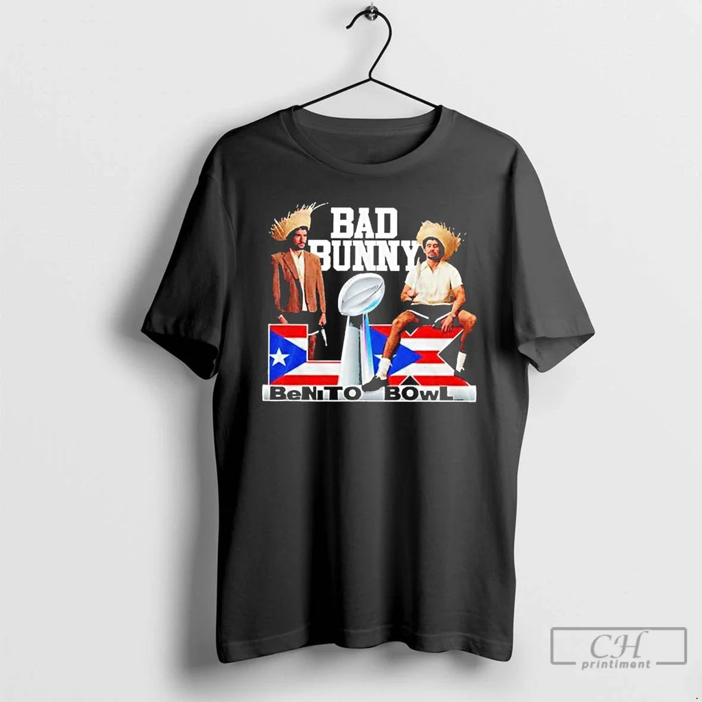 Premium Benito Bowl Lx X Bad Bunny - Adult & Kids T-Shirts, Sweatshirts & Hoodies apparel design preview 1