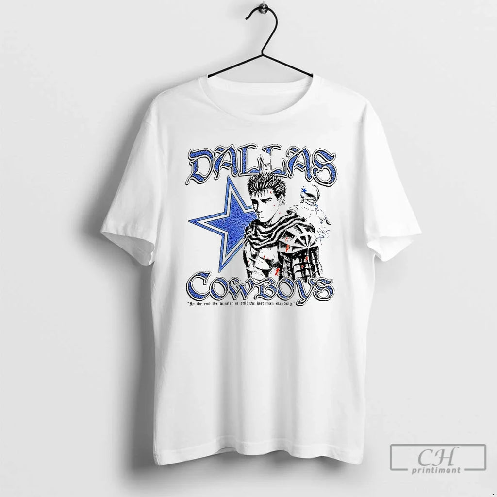 Premium Berserk X Dallas Cowboys In The End Winner Is - Adult & Kids T-Shirts, Sweatshirts & Hoodies apparel design preview 1
