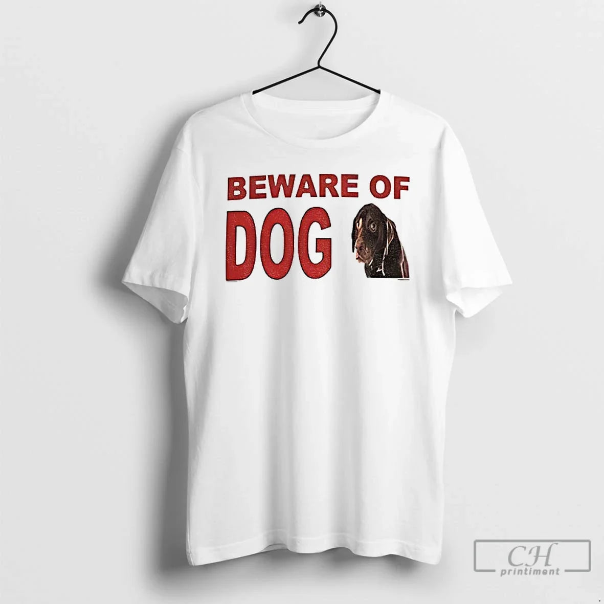 Premium Beware Of Dog Meme Vintage - Adult & Kids T-Shirts, Sweatshirts & Hoodies apparel design preview 1