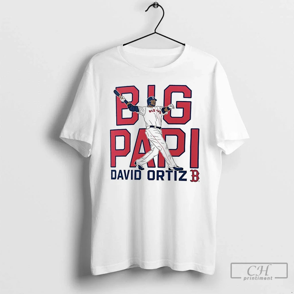 Premium Big Papi David Ortiz Boston Red Sox - Adult & Kids T-Shirts, Sweatshirts & Hoodies apparel design preview 1
