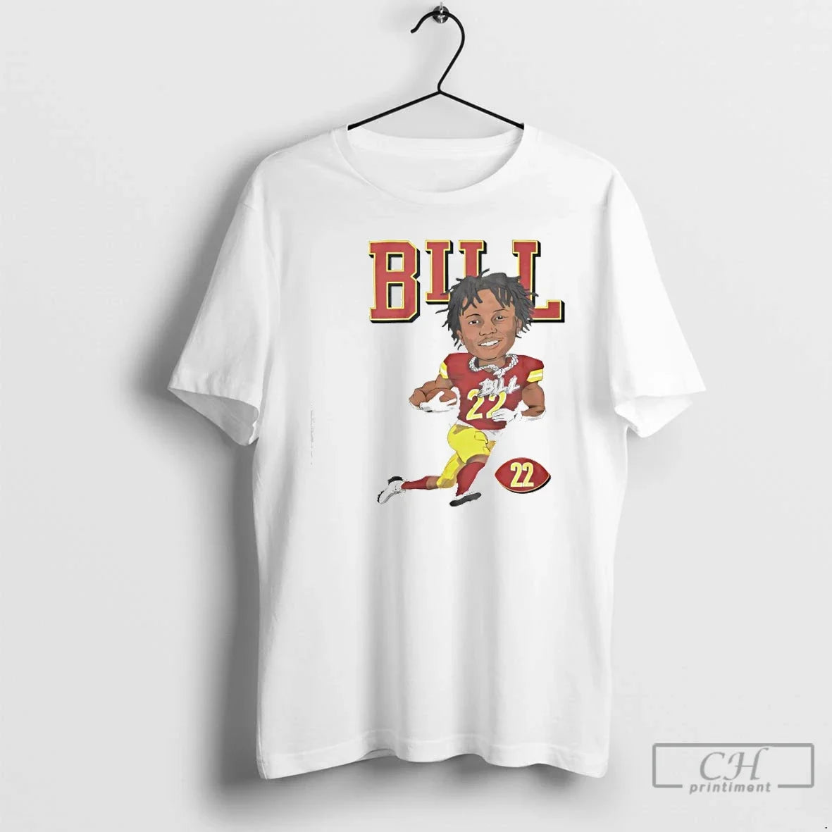 Premium Bill 22 Jacory Croskey Washington Commanders - Adult & Kids T-Shirts, Sweatshirts & Hoodies apparel design preview 1