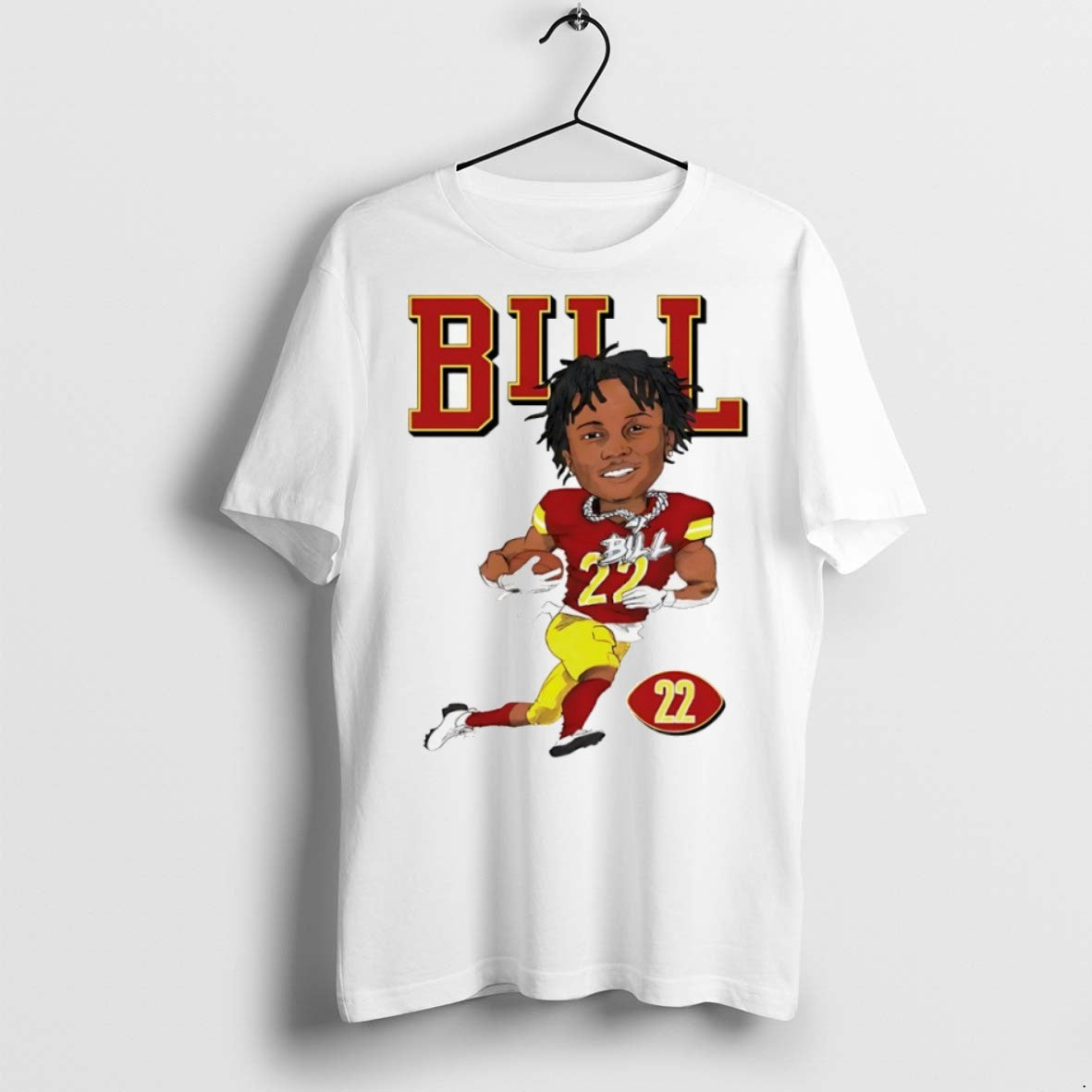 Premium Bill Croskey Merritt 22 Washington Commanders - Adult & Kids T-Shirts, Sweatshirts & Hoodies apparel design preview 1
