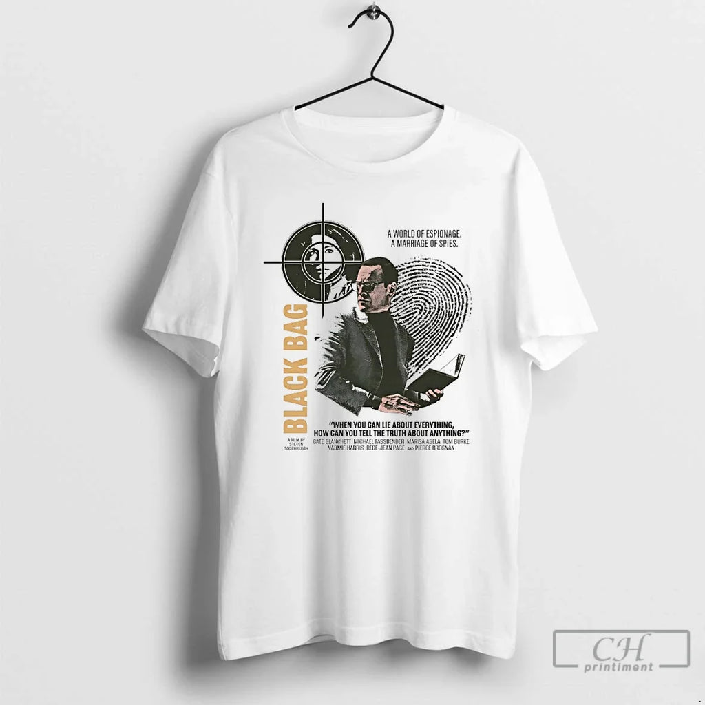 Premium Black Bag A World Of Espionage Marriage Spies - Adult & Kids T-Shirts, Sweatshirts & Hoodies apparel design preview 1