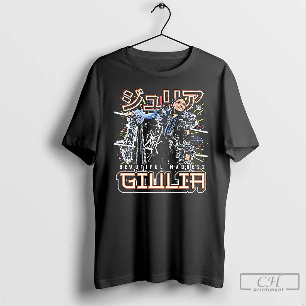 Premium Black Giulia Futuristic Beautiful Madness - Adult & Kids T-Shirts, Sweatshirts & Hoodies apparel design preview 1