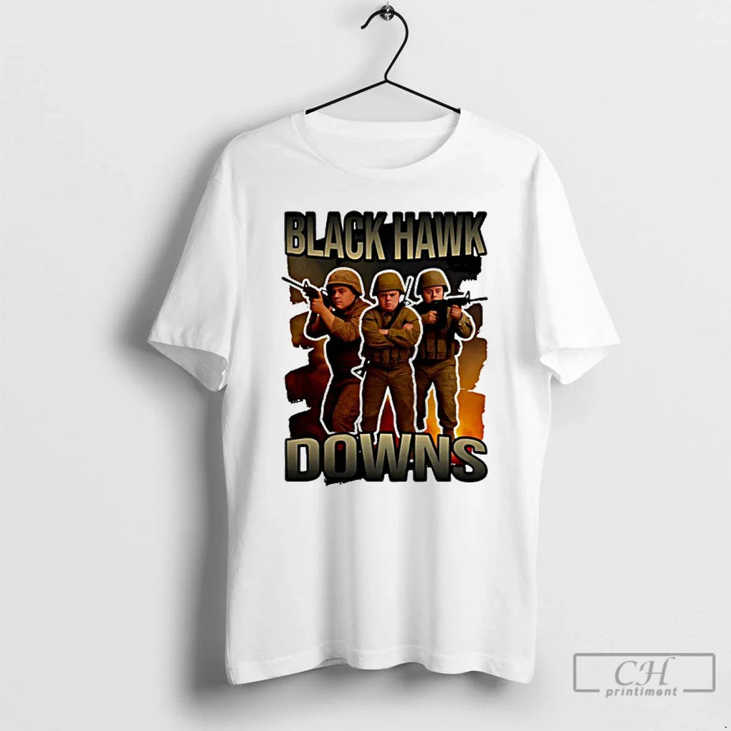 Premium Black Hawk Downs Graphic - Adult & Kids T-Shirts, Sweatshirts & Hoodies apparel design preview 1