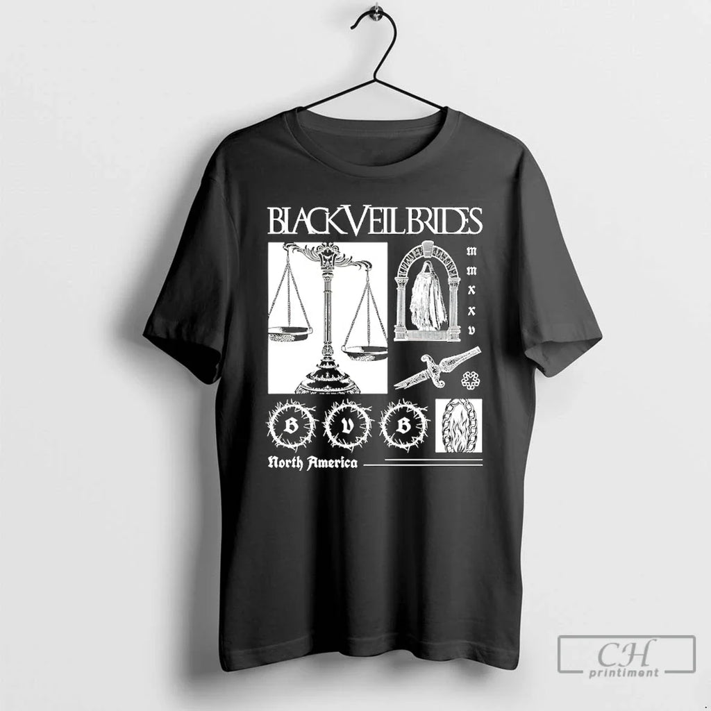 Premium Black Veil Brides Scaled Of Justice - Adult & Kids T-Shirts, Sweatshirts & Hoodies apparel design preview 1