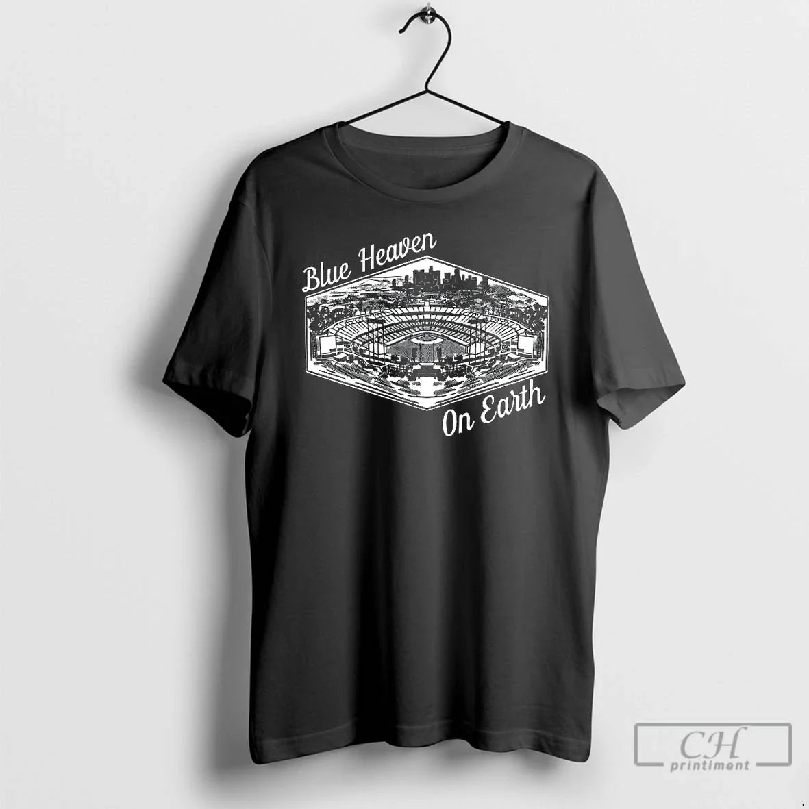 Premium Blue Heaven On Earth Long Sleve - Adult & Kids T-Shirts, Sweatshirts & Hoodies apparel design preview 1