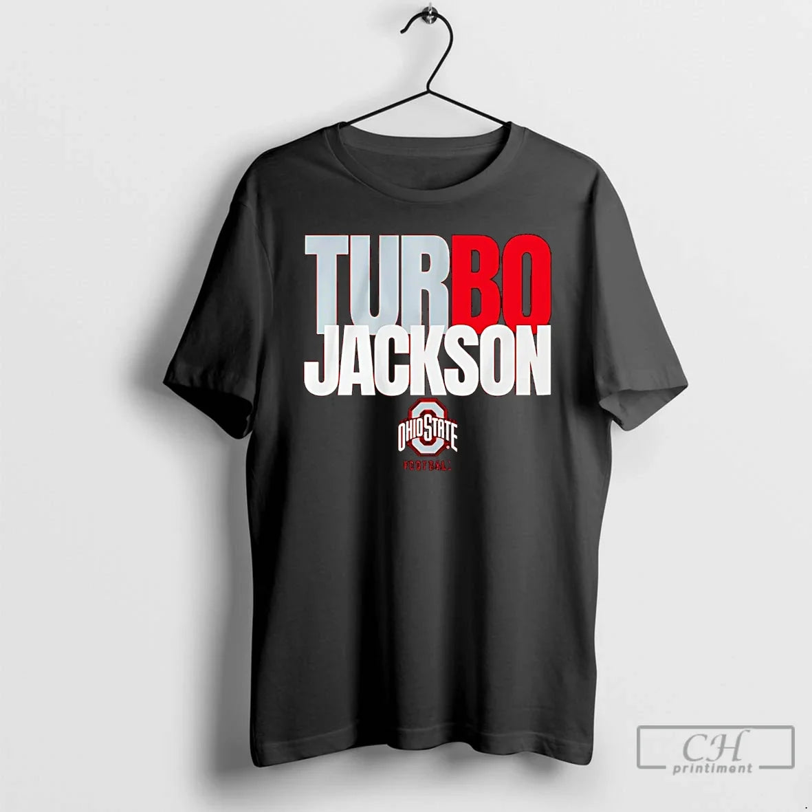 Premium Bo Jackson Turbo Ohio State Football - Adult & Kids T-Shirts, Sweatshirts & Hoodies apparel design preview 1