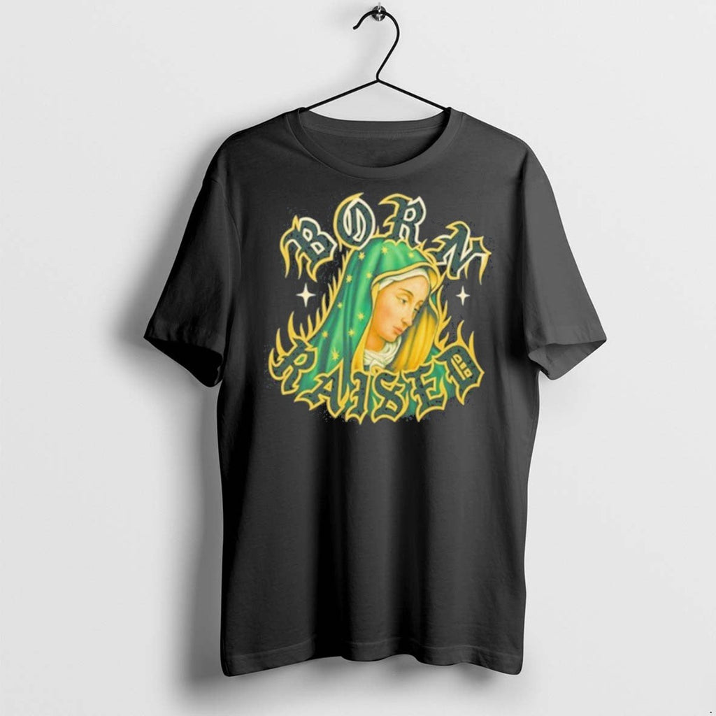 Premium Bornxraised God Loves The Homies - Adult & Kids T-Shirts, Sweatshirts & Hoodies apparel design preview 1