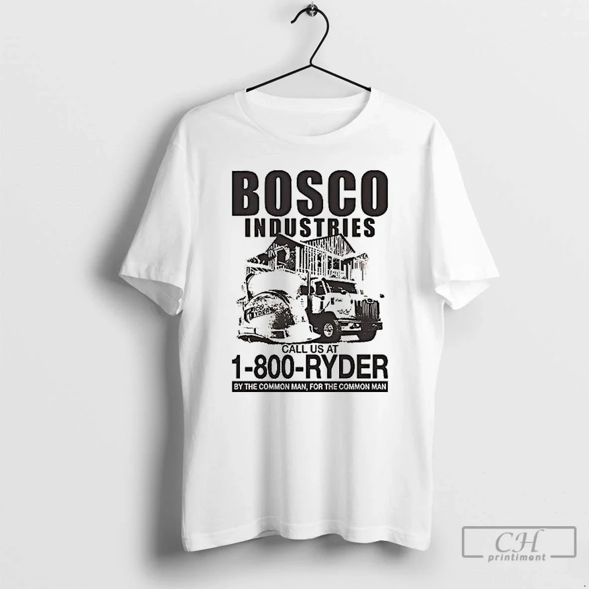 Premium Bosco Industries By The Common Man For - Adult & Kids T-Shirts, Sweatshirts & Hoodies apparel design preview 1