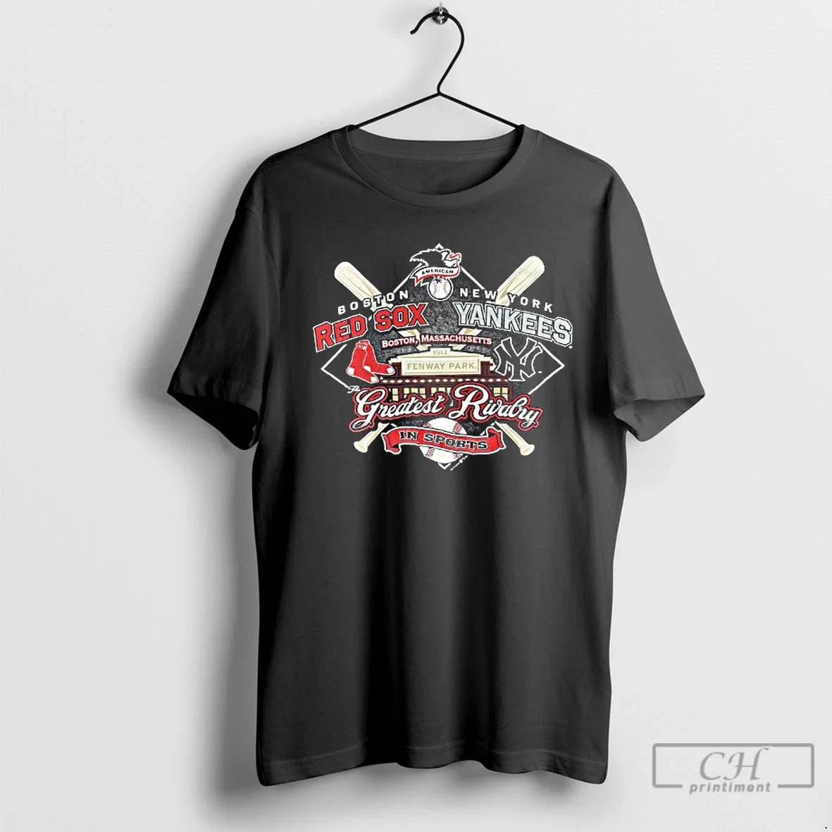 Premium Boston Red Sox Vs New York Yankees Mlb The - Adult & Kids T-Shirts, Sweatshirts & Hoodies apparel design preview 1