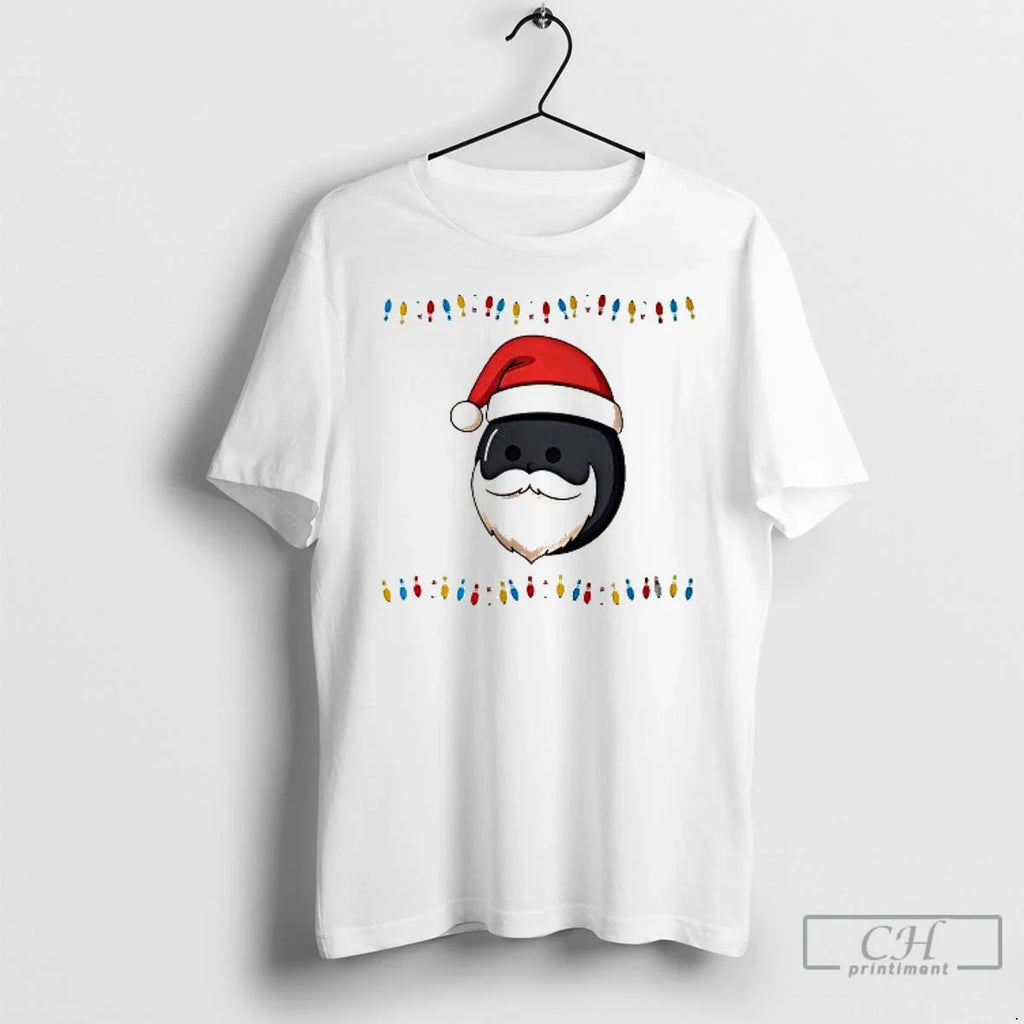 Premium Bowling Santa Hat Ugly Christmas - Adult & Kids T-Shirts, Sweatshirts & Hoodies apparel design preview 1