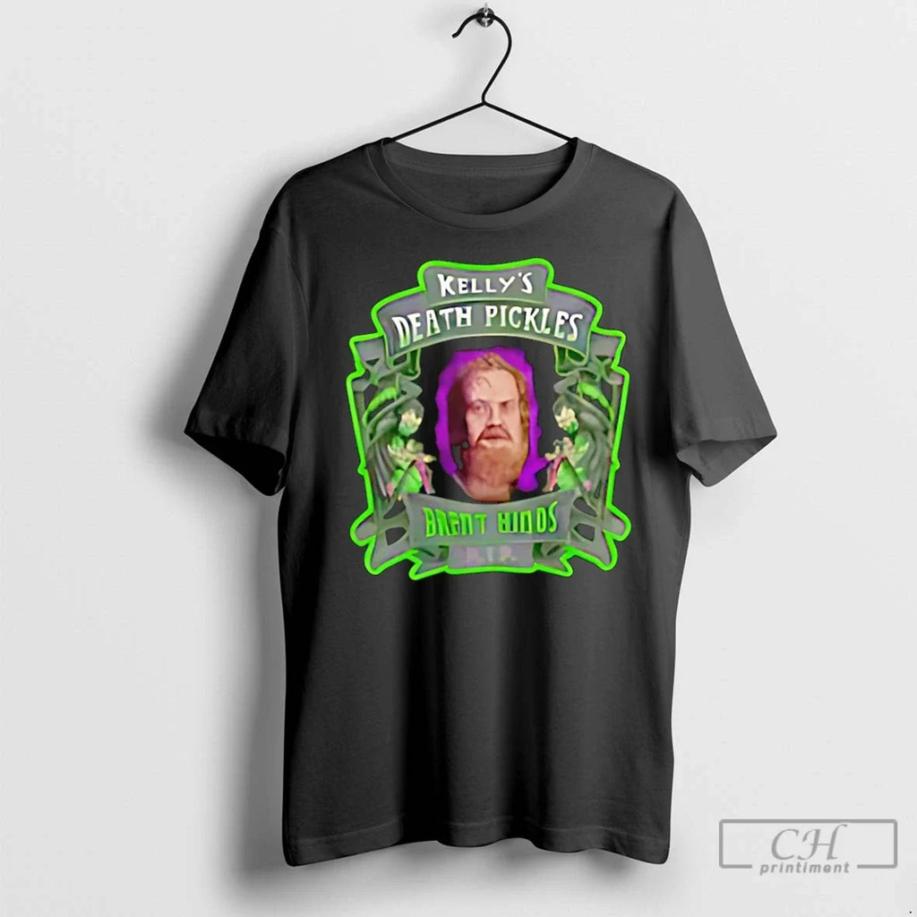 Premium Brent Hinds In Memory Kellys Death Pickles - Adult & Kids T-Shirts, Sweatshirts & Hoodies apparel design preview 1