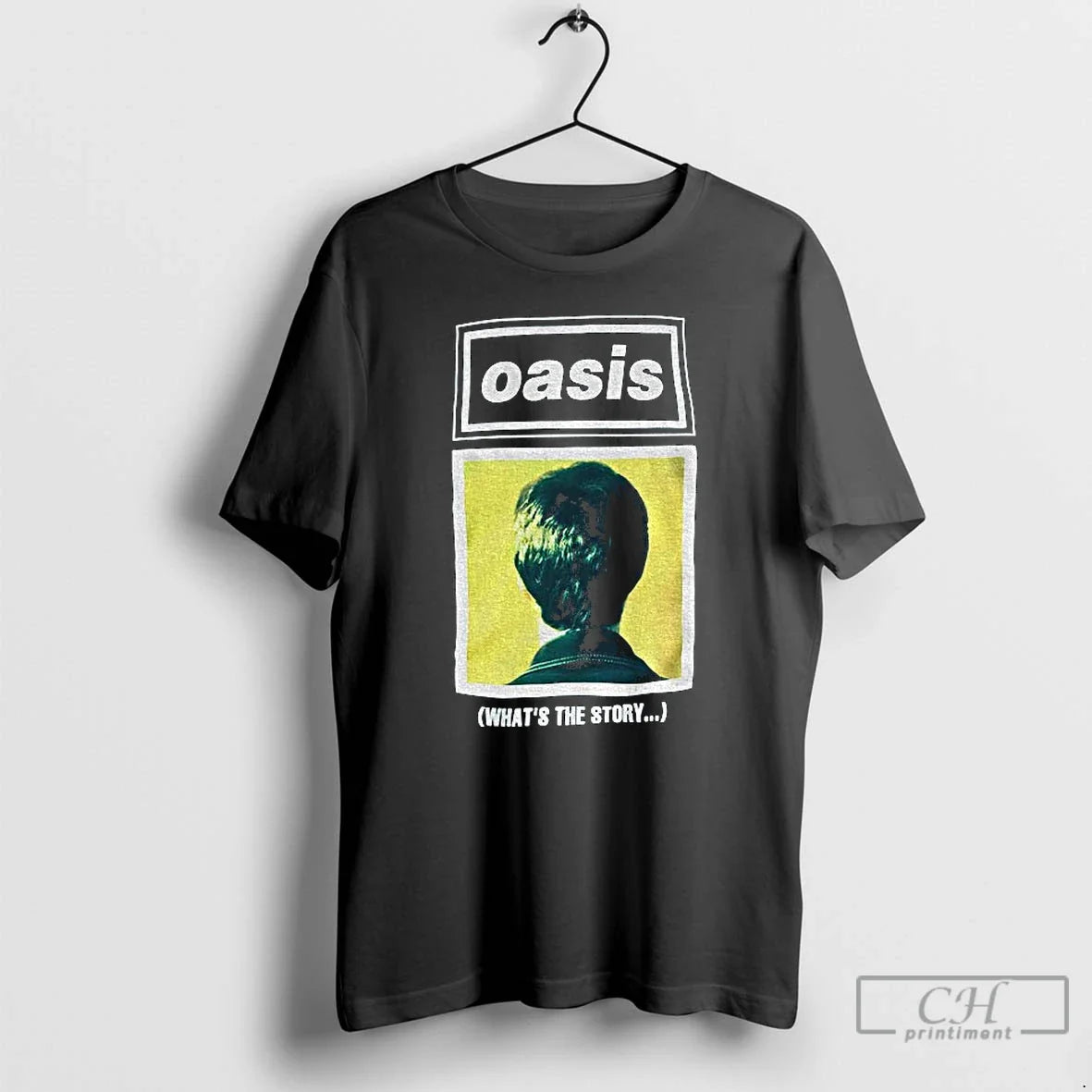 Premium Brian Cannon Oasis Whats The Story Logo - Adult & Kids T-Shirts, Sweatshirts & Hoodies apparel design preview 1