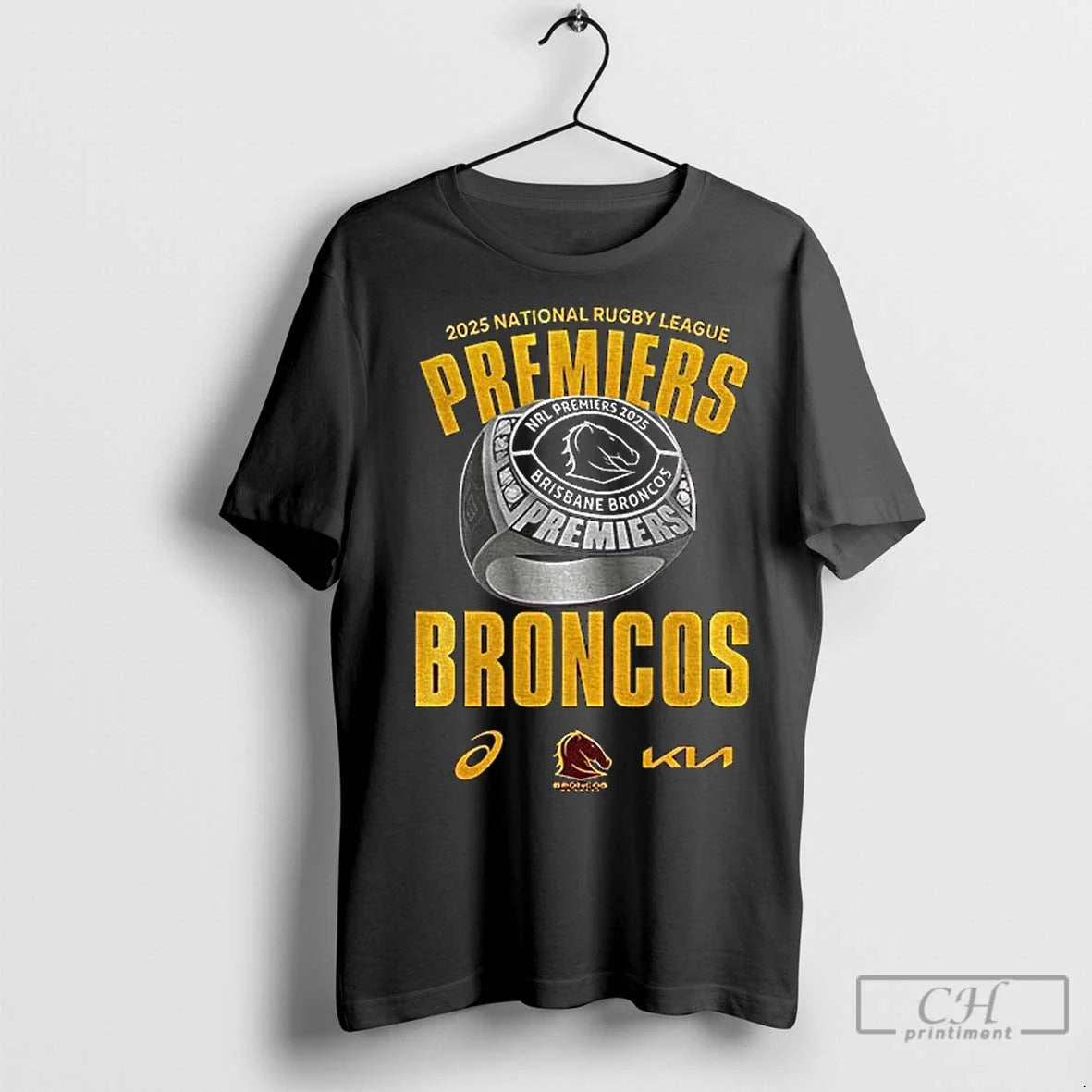 Premium Brisbane Broncos National Rugby League - Adult & Kids T-Shirts, Sweatshirts & Hoodies apparel design preview 1