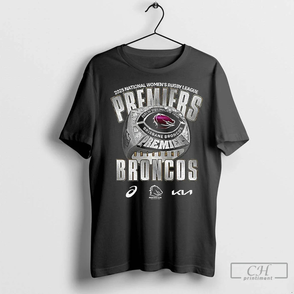 Premium Brisbane Broncos Ring 2025 National Womens - Adult & Kids T-Shirts, Sweatshirts & Hoodies apparel design preview 1