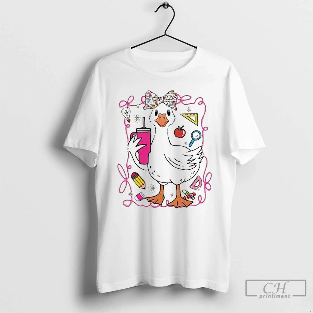 Premium Brooke And Bear Back To School Goose - Adult & Kids T-Shirts, Sweatshirts & Hoodies apparel design preview 1