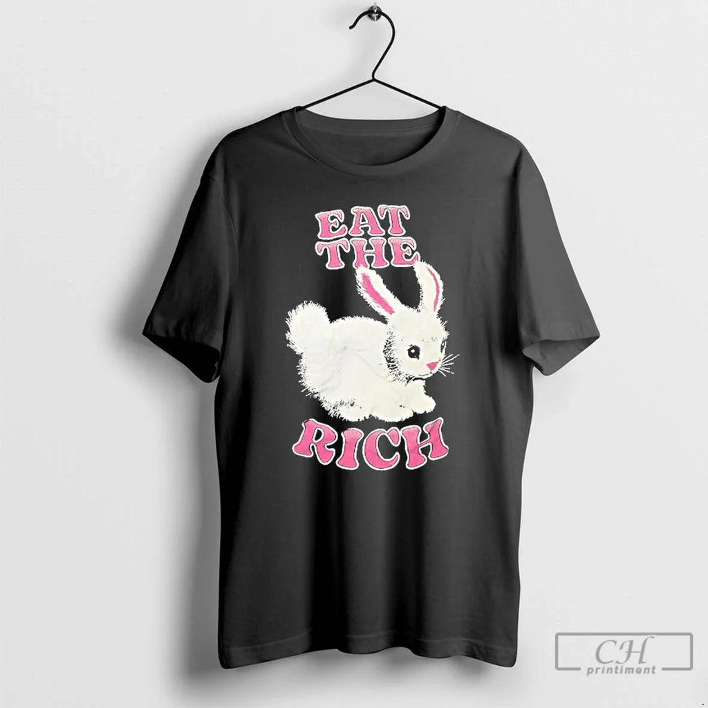 Premium Bunny Eat The Rich - Adult & Kids T-Shirts, Sweatshirts & Hoodies apparel design preview 1
