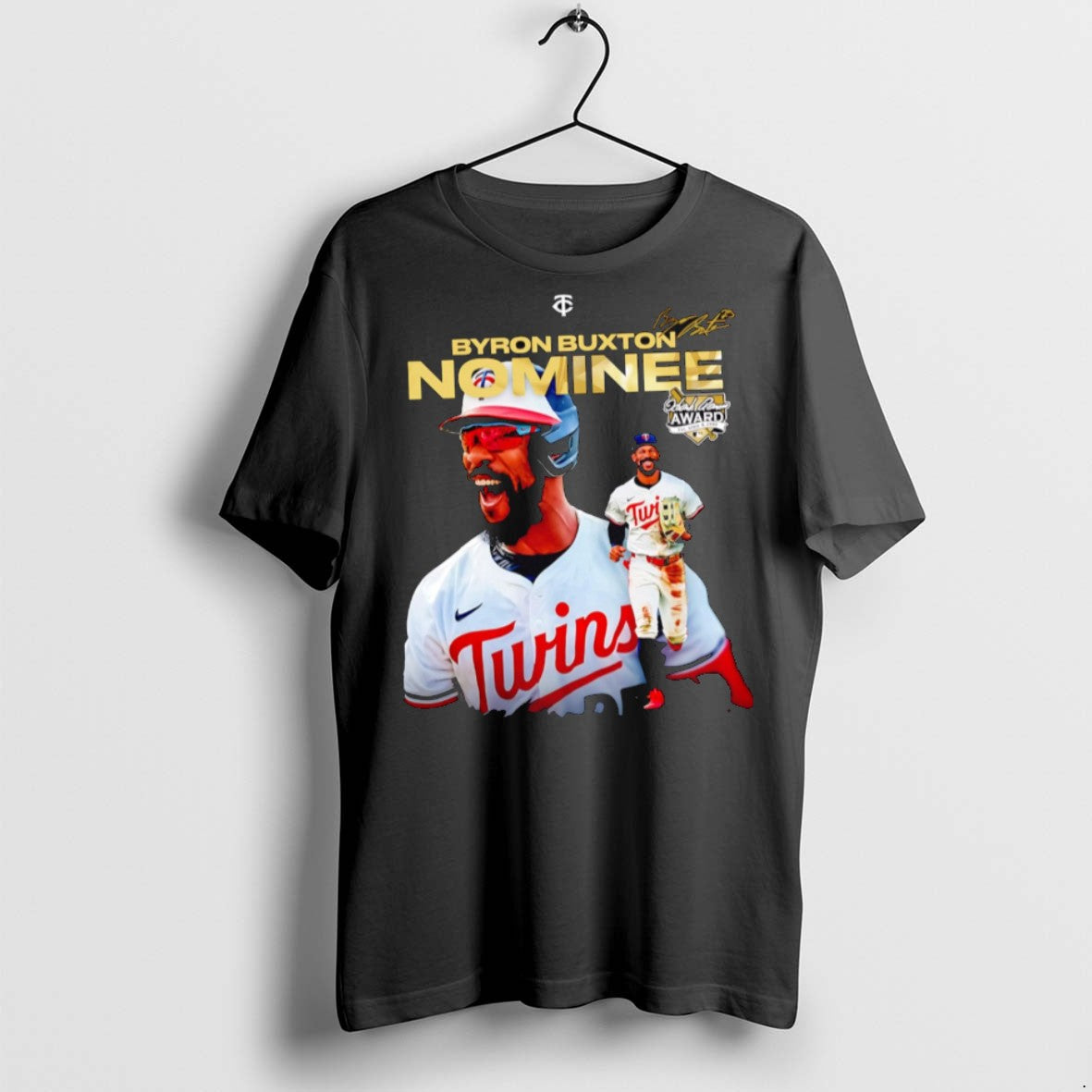 Premium Byron Buxton Nominee Minnesota Twins - Adult & Kids T-Shirts, Sweatshirts & Hoodies apparel design preview 1