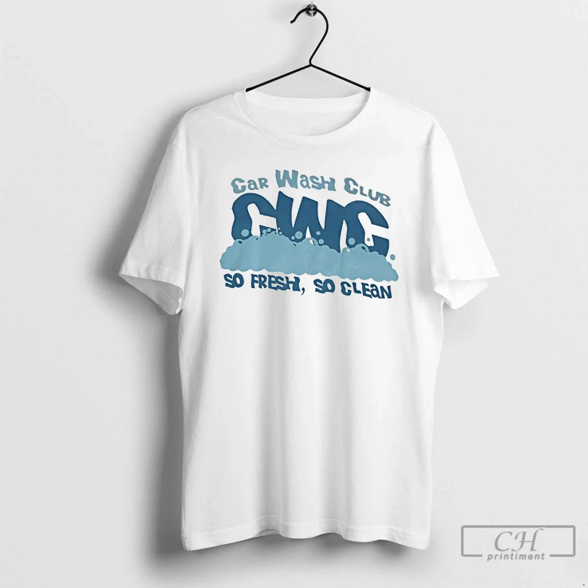 Premium Cwc Car Wash Club So Fresh Clean - Adult & Kids T-Shirts, Sweatshirts & Hoodies apparel design preview 1