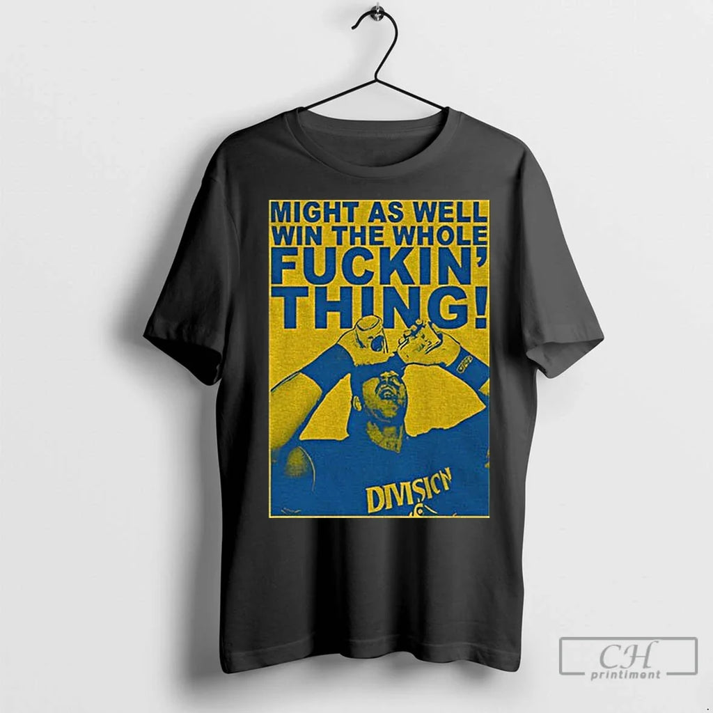 Premium Cal Raleigh Seattle Mariners Might As Well - Adult & Kids T-Shirts, Sweatshirts & Hoodies apparel design preview 1