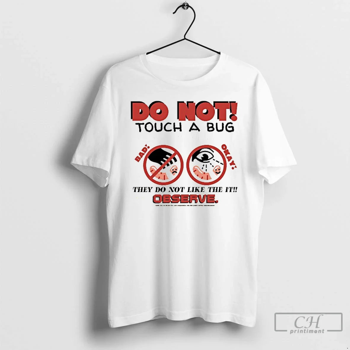 Premium Caleb Nelson Do Not Tough A Bug On Their - Adult & Kids T-Shirts, Sweatshirts & Hoodies apparel design preview 1