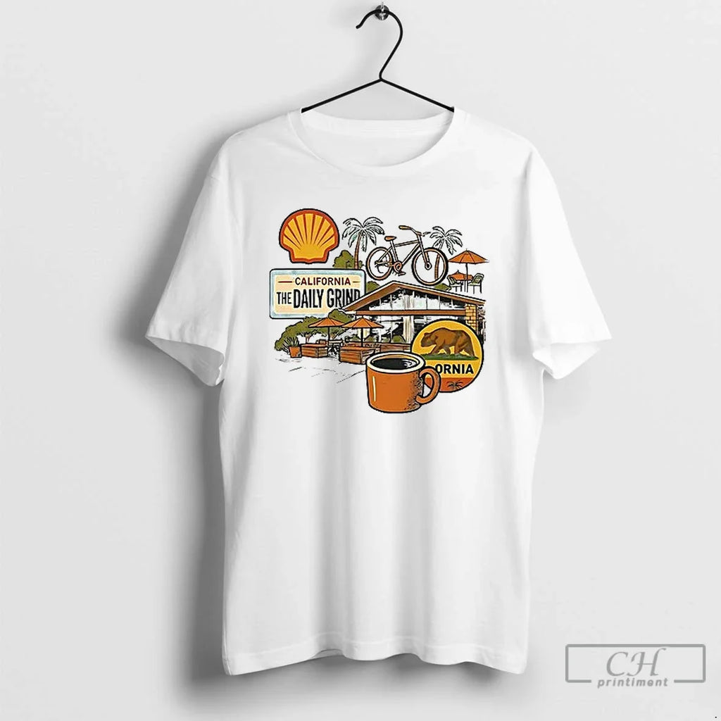 Premium California The Daily Grind Ceramic And - Adult & Kids T-Shirts, Sweatshirts & Hoodies apparel design preview 1