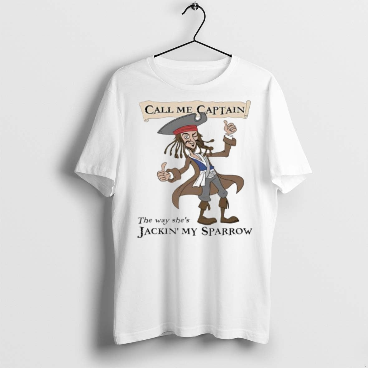 Premium Call Me Captain The Way Shes Jackin My - Adult & Kids T-Shirts, Sweatshirts & Hoodies apparel design preview 1
