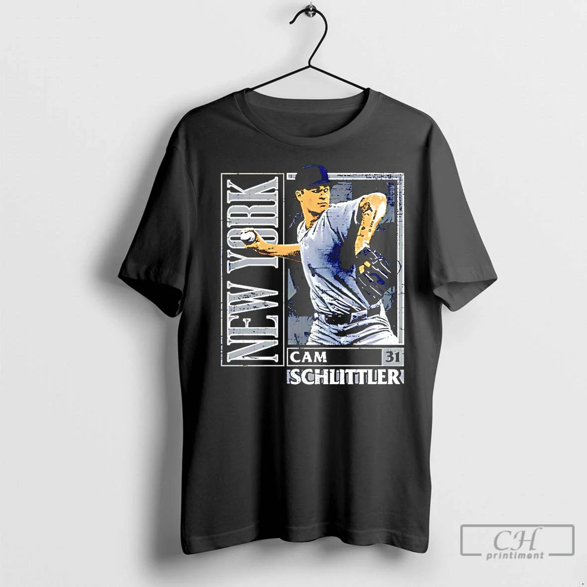 Premium Cam Schlittler New York Yankees Card Style - Adult & Kids T-Shirts, Sweatshirts & Hoodies apparel design preview 1