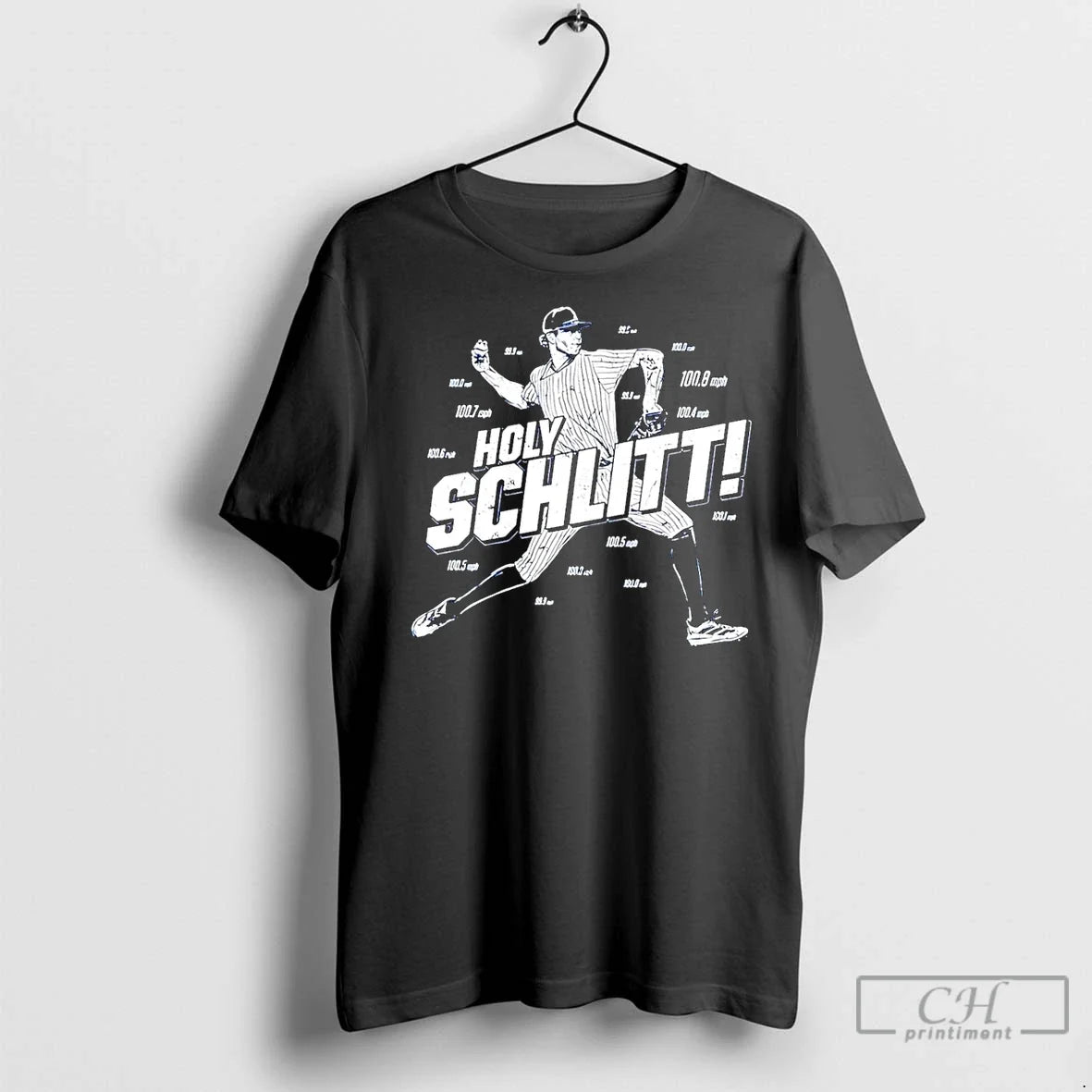 Premium Cam Schlittler New York Yankees Holy Schlitt - Adult & Kids T-Shirts, Sweatshirts & Hoodies apparel design preview 1
