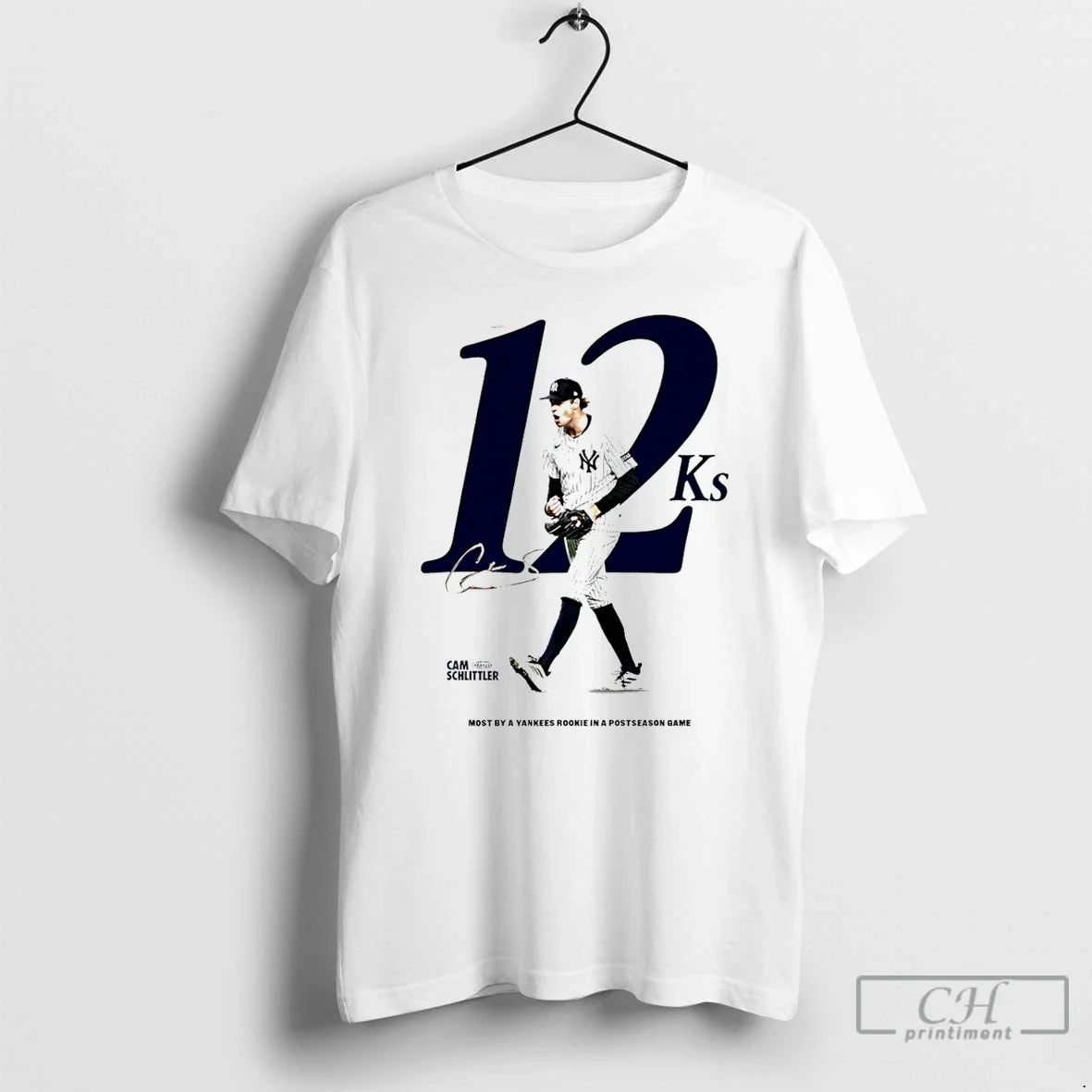 Premium Cam Schlittler New York Yankees Most - Adult & Kids T-Shirts, Sweatshirts & Hoodies apparel design preview 1
