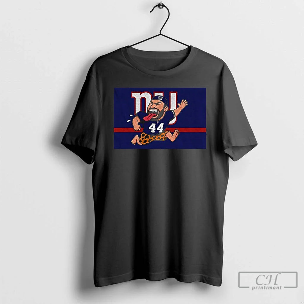 Premium Cam Skattebo New York Giants Leopard Pants - Adult & Kids T-Shirts, Sweatshirts & Hoodies apparel design preview 1