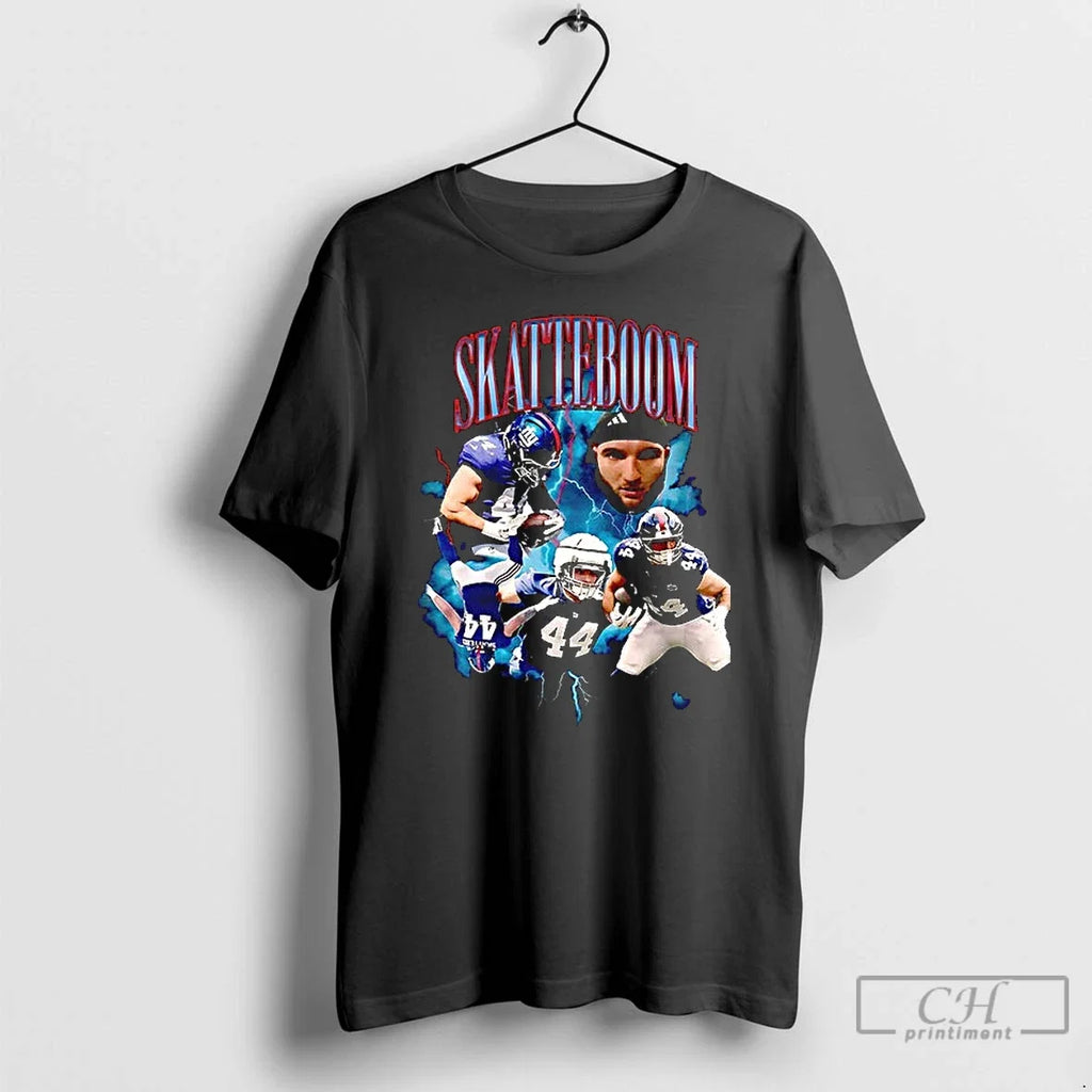 Premium Cam Skattebo New York Giants Skatteboom - Adult & Kids T-Shirts, Sweatshirts & Hoodies apparel design preview 1