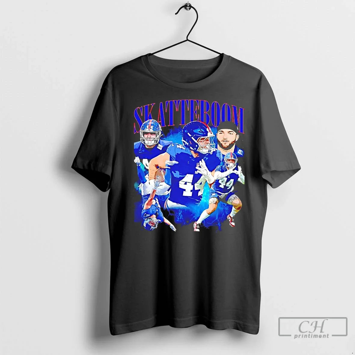 Premium Cam Skattebo Skatteboom New York Giants - Adult & Kids T-Shirts, Sweatshirts & Hoodies apparel design preview 1