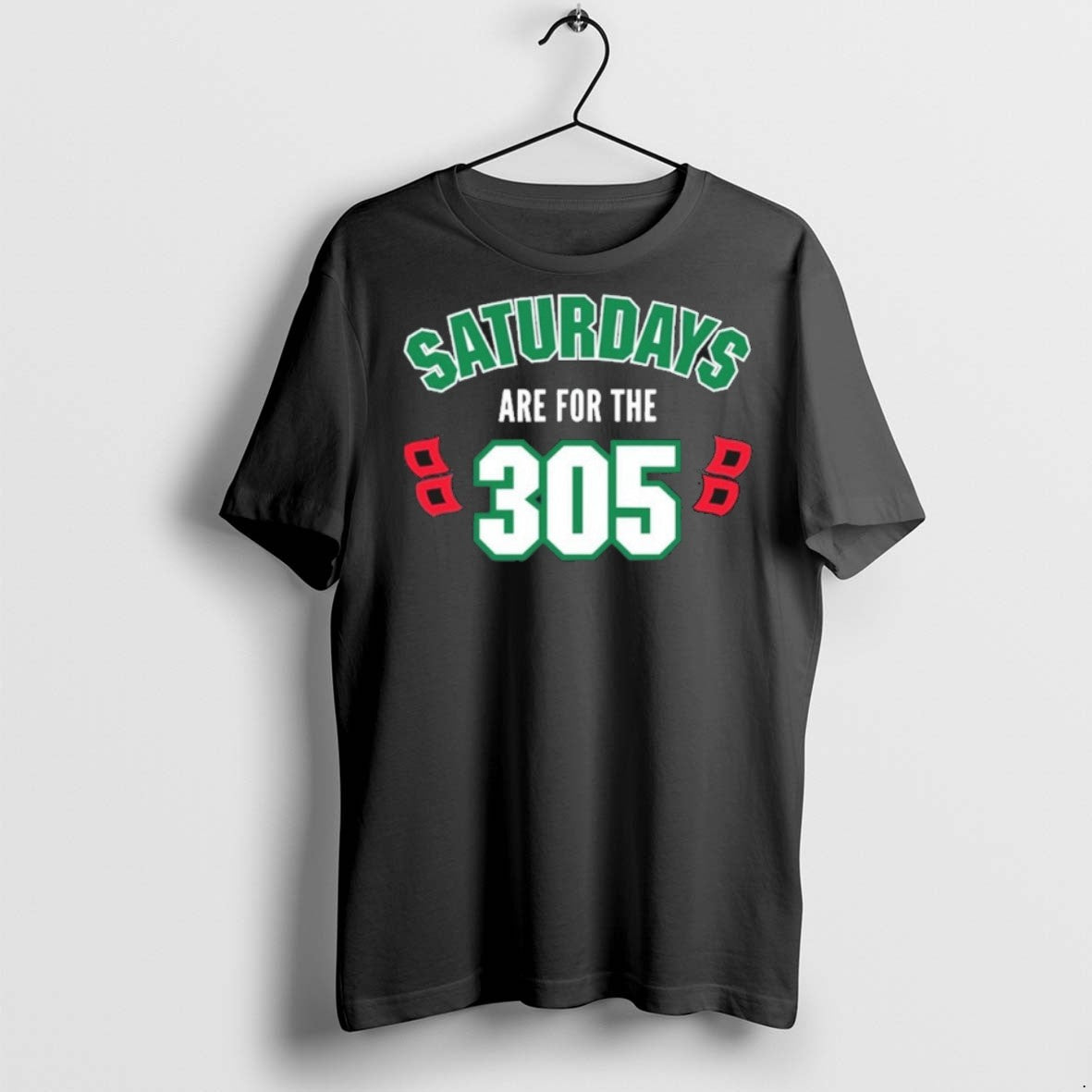 Premium Canes Saturdays Are For The 305 State - Adult & Kids T-Shirts, Sweatshirts & Hoodies apparel design preview 1