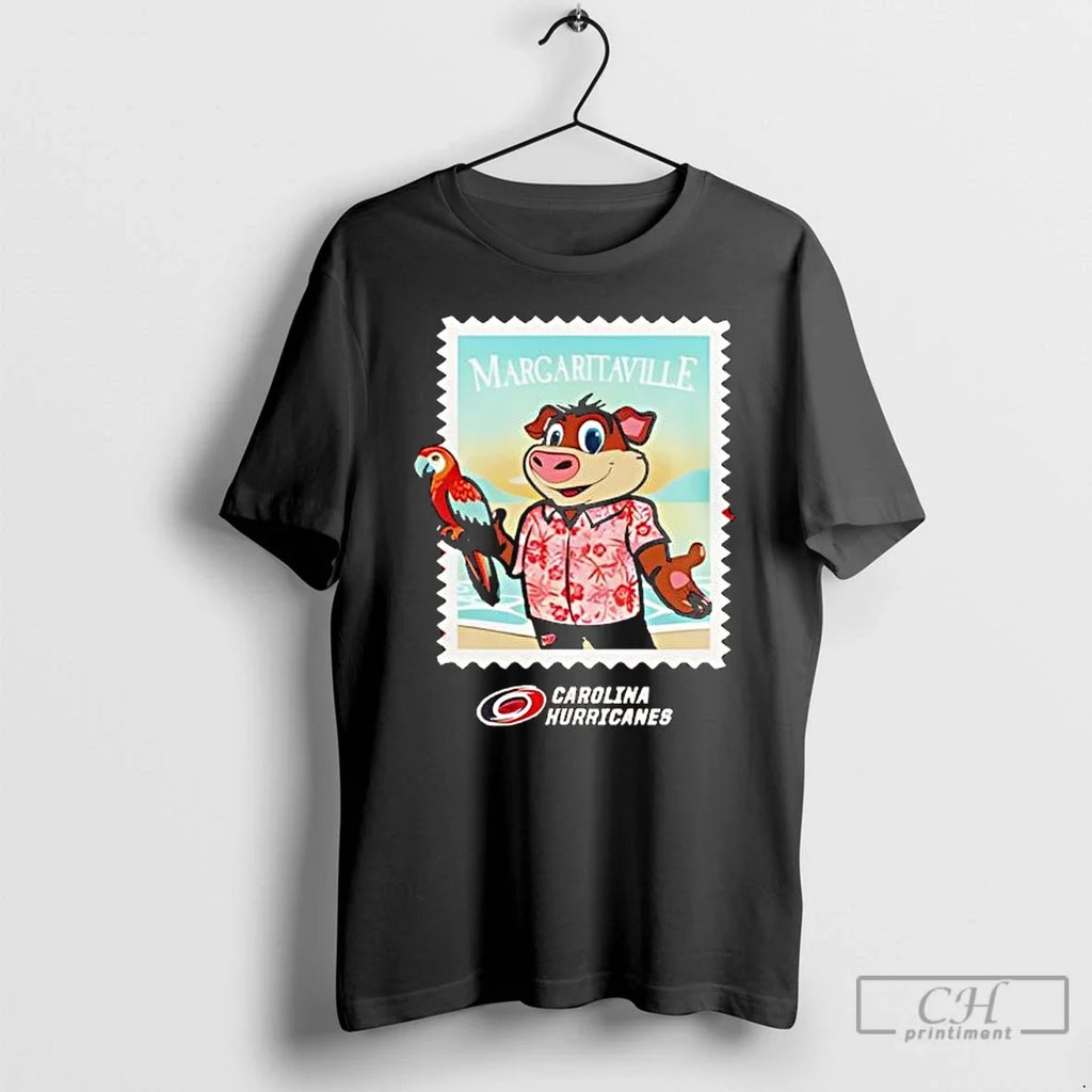 Premium Carolina Hurricanes Margaritaville Night Logo - Adult & Kids T-Shirts, Sweatshirts & Hoodies apparel design preview 1