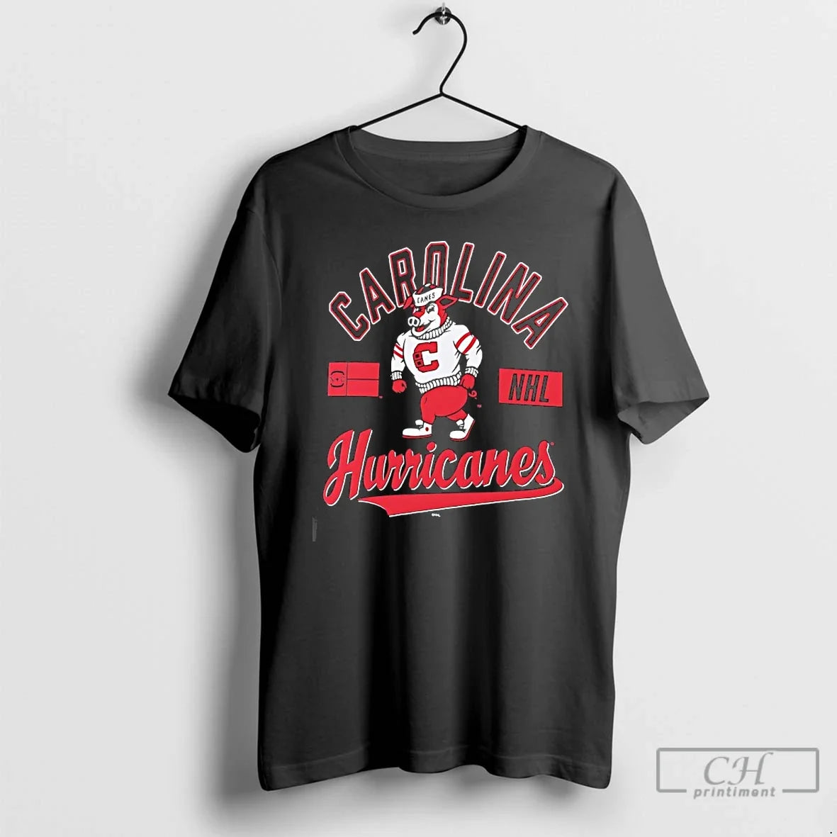 Premium Carolina Hurricanes Nhl Hockey Mascot - Adult & Kids T-Shirts, Sweatshirts & Hoodies apparel design preview 1