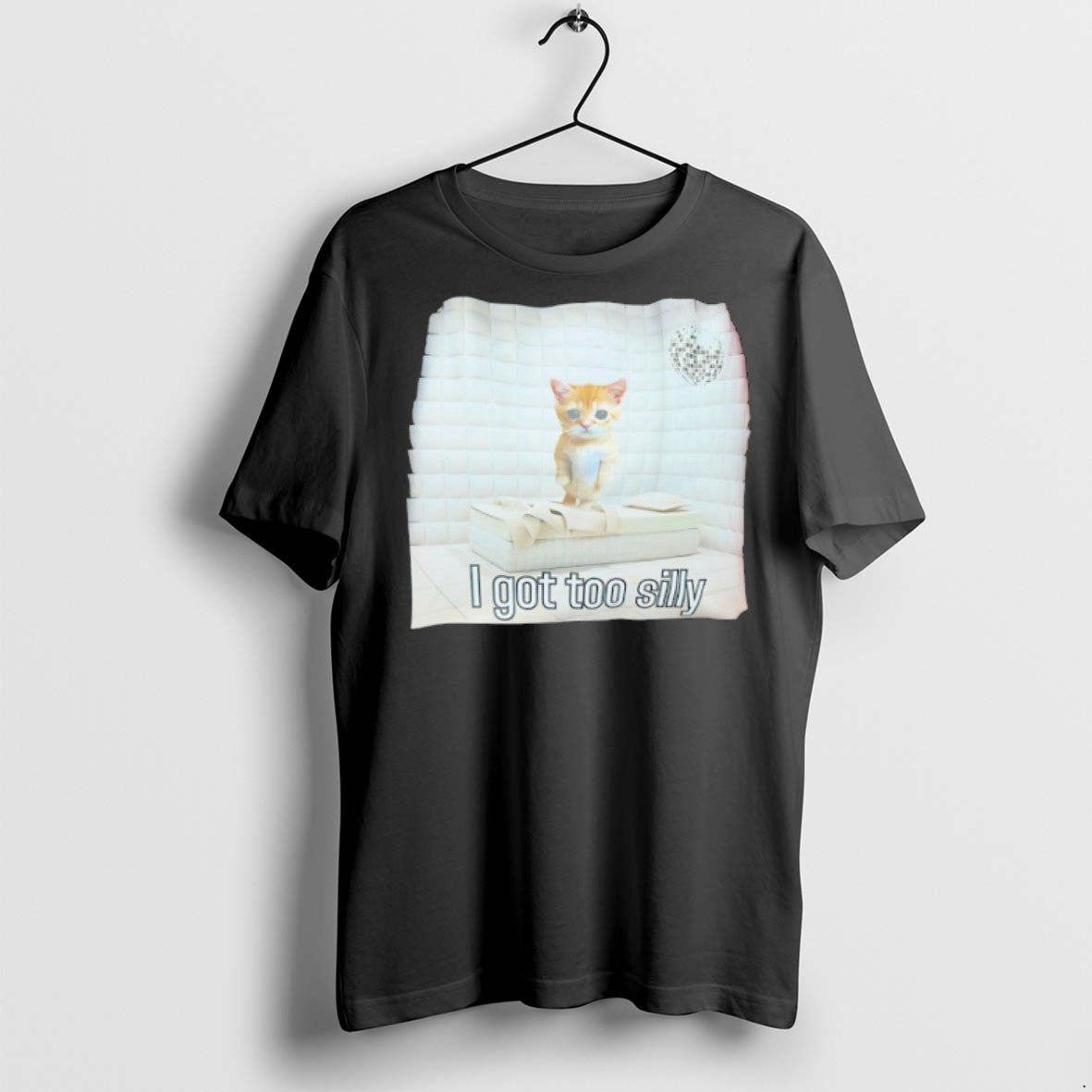 Premium Cat I Got Too Silly - Adult & Kids T-Shirts, Sweatshirts & Hoodies apparel design preview 1
