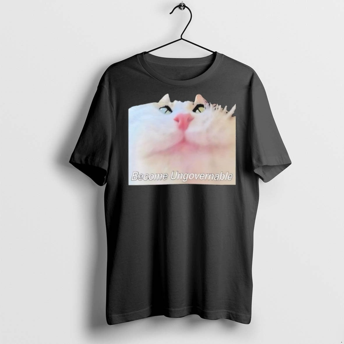 Premium Cat Become Ungovernable Graphic Funny - Adult & Kids T-Shirts, Sweatshirts & Hoodies apparel design preview 1