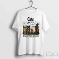 Premium Cats Because People Are Scary Halloween - Adult & Kids T-Shirts, Sweatshirts & Hoodies apparel design preview 1