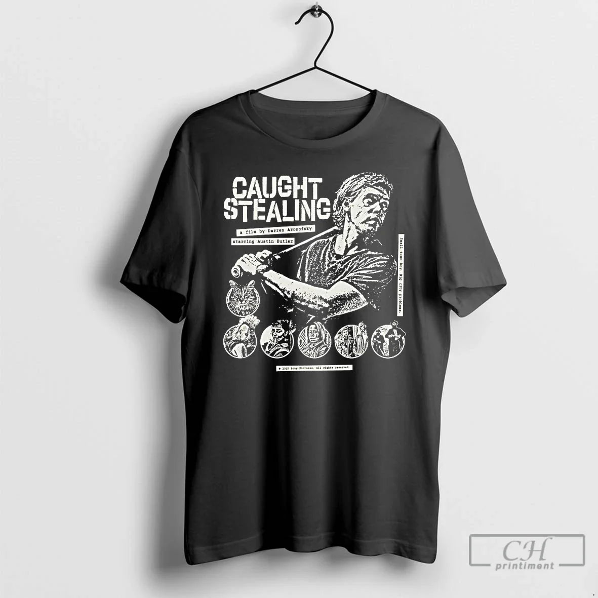 Premium Caught Stealing A Film By Darren Aronofsky - Adult & Kids T-Shirts, Sweatshirts & Hoodies apparel design preview 1
