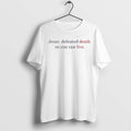 Premium Charlie Kirk Jesus Defeated Death So You Can - Adult & Kids T-Shirts, Sweatshirts & Hoodies apparel design preview 1