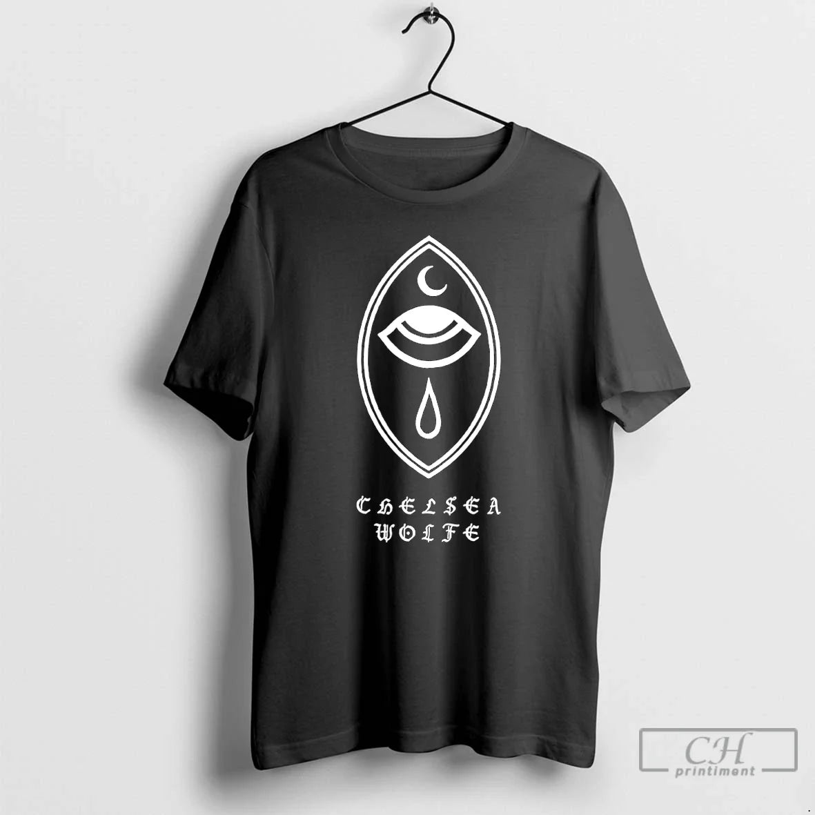 Premium Chelsea Wolfe Crying Eye Logo - Adult & Kids T-Shirts, Sweatshirts & Hoodies apparel design preview 1