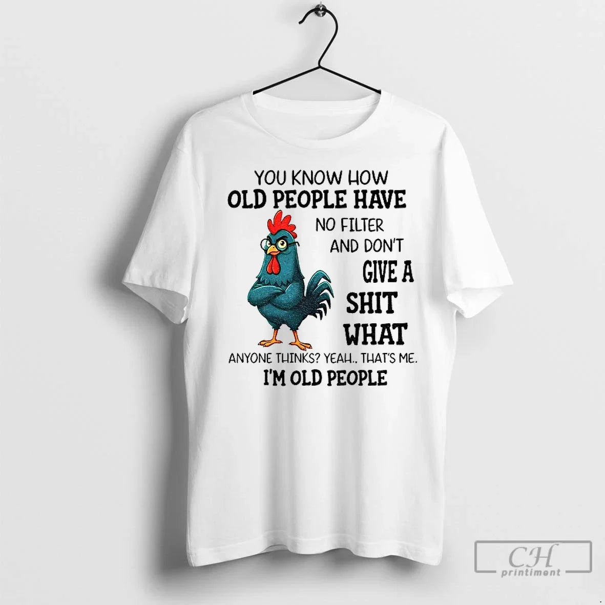 Premium Chicken You Know How Old People Have No - Adult & Kids T-Shirts, Sweatshirts & Hoodies apparel design preview 1