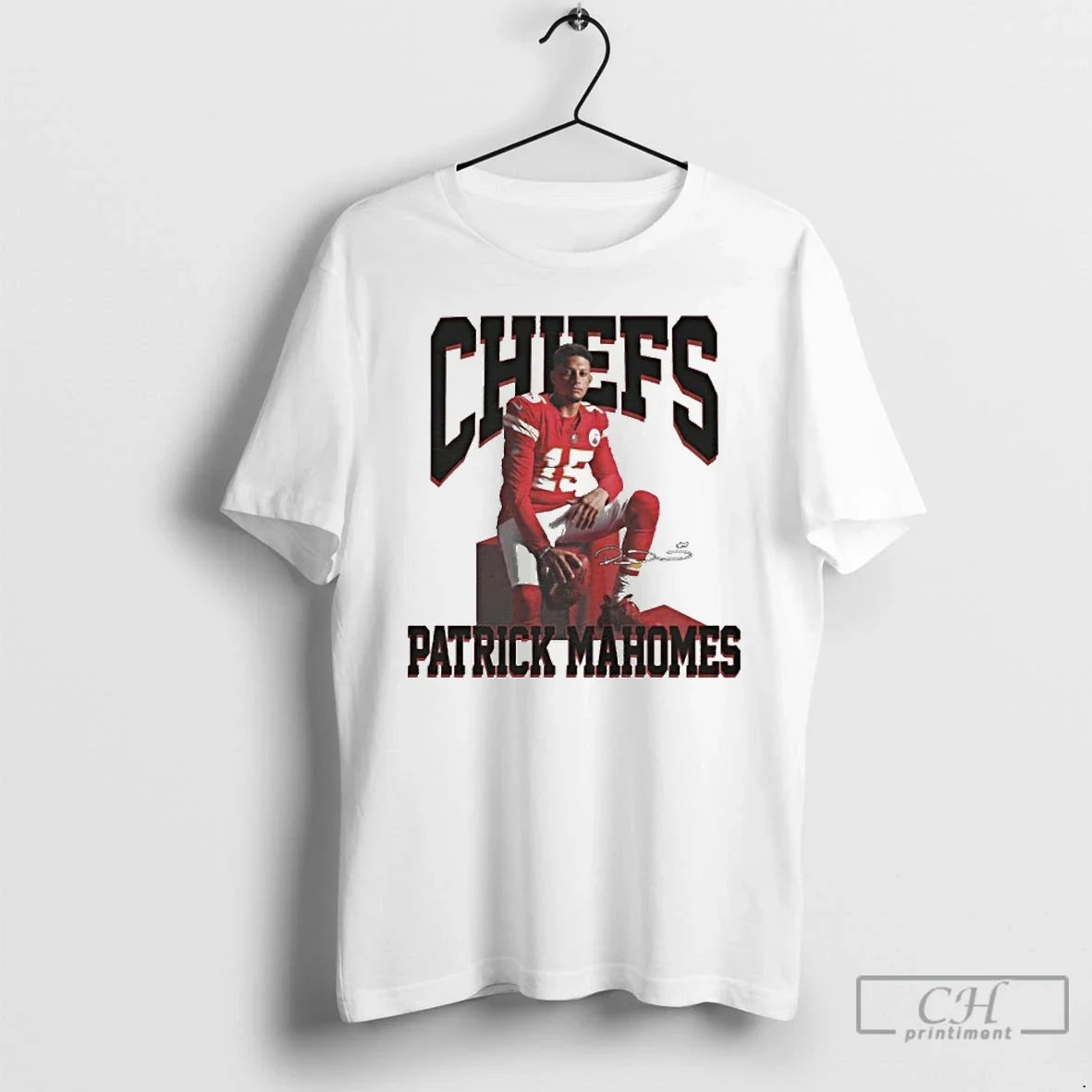 Premium Chiefs Patrick Mahomes Player Signature - Adult & Kids T-Shirts, Sweatshirts & Hoodies apparel design preview 1