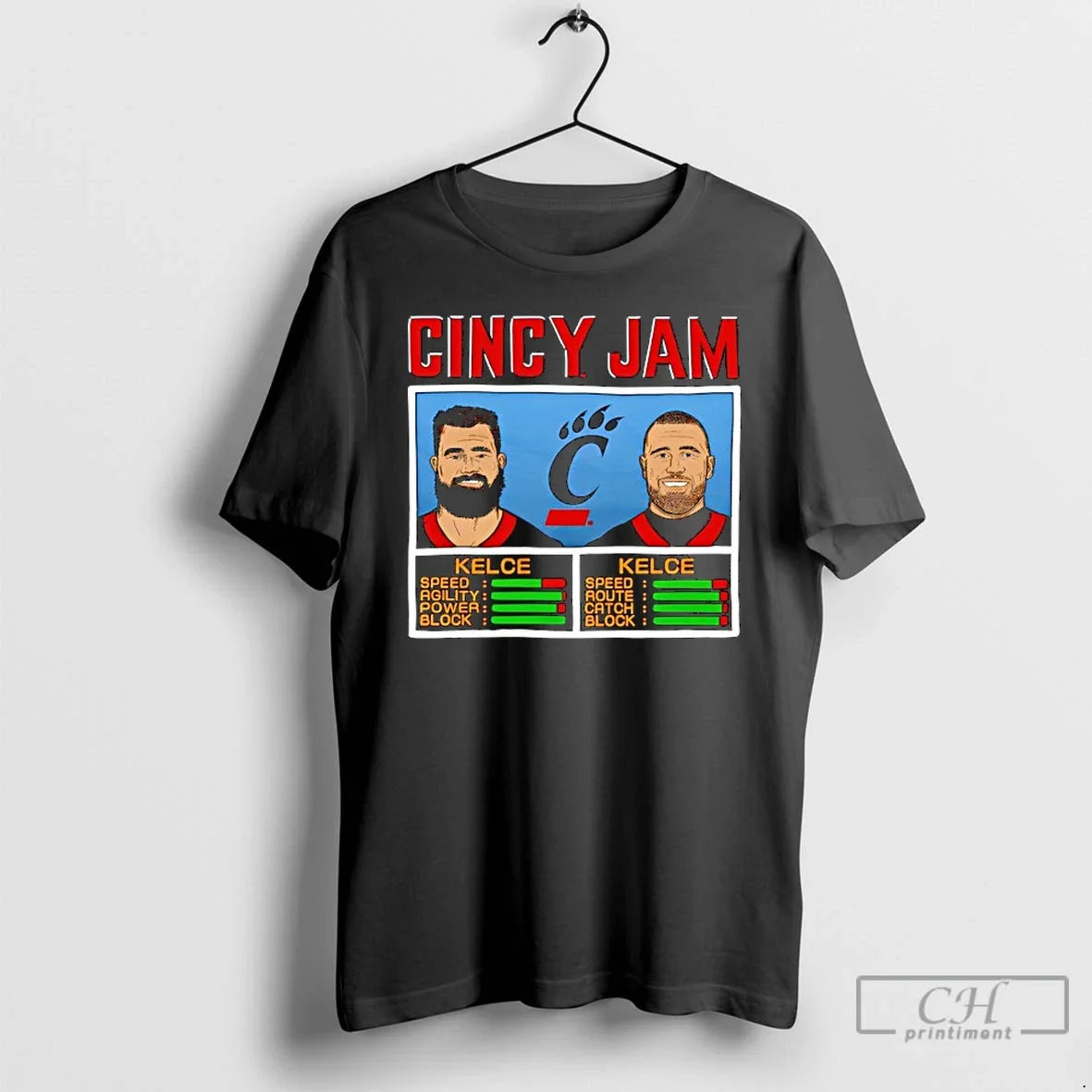 Premium Cincinnati Bearcats Cincy Jam Jason Kelce And - Adult & Kids T-Shirts, Sweatshirts & Hoodies apparel design preview 1
