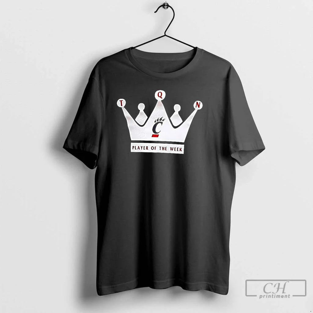 Premium Cincinnati Bearcats Player Of The Week - Adult & Kids T-Shirts, Sweatshirts & Hoodies apparel design preview 1